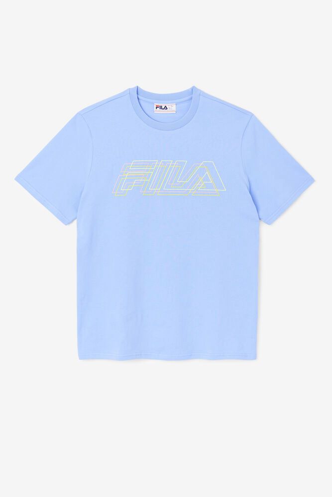 Fila T-Shirt Lakosa Mens Blue - India APF-140237